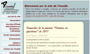 Site officiel : http://acedle.org