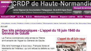 Site officiel : http://crdp.ac-rouen.fr