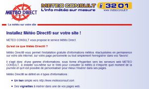 Site officiel : http://www.meteodirect.com