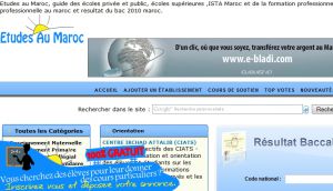 Site officiel : http://www.etudesaumaroc.com