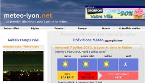 Meteo-lyon.net - 1er site météo à 7 jours pour Lyon - prévisions météo gratuites et professionnelles