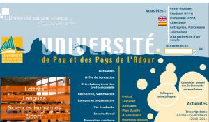 Site officiel : http://www.univ-pau.fr