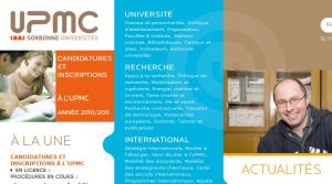 Site officiel : http://www.upmc.fr