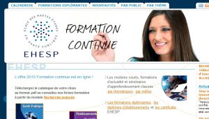 Site officiel : http://formation-continue.ehesp.fr