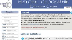 Site officiel : http://histgeo.discip.ac-caen.fr