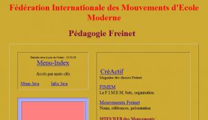 Site officiel : http://www.freinet.org