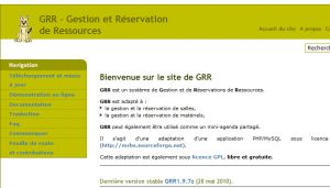 Site officiel : http://grr.mutualibre.org