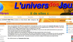 Site officiel : http://www.univers-des-jeux.net