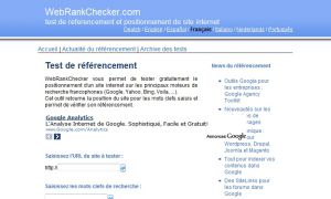 Test de referencement Google, Yahoo, Bing