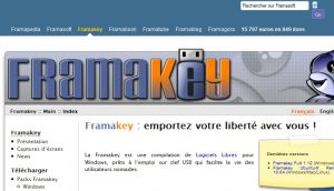 Site officiel : http://www.framakey.org