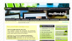 Site officiel : http://www.hetic.net