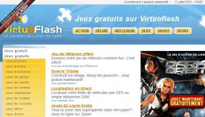 Jeux gratuits sur virtuoflash et jeux gratuit flash