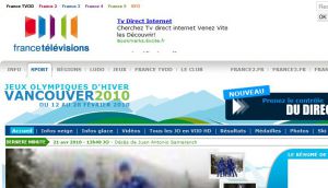 Site officiel : http://jo-vancouver-2010.francetv.fr