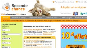 Adoption chien, Adoption chat et adoption tous animaux de compagnie avec Seconde Chance