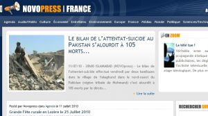 Site officiel : http://fr.novopress.info