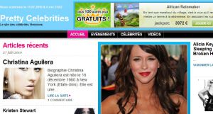 Pretty Celebrities - Célébrités & Stars, le site des célébrités féminines