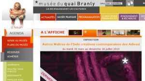 Site Officiel modules quaibranly fr