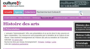 Site Officiel www histoiredesarts culture fr