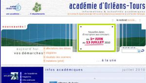 Site Officiel www ac-orleans-tours fr