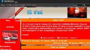 Site officiel : http://tauromachie.skyrock.com