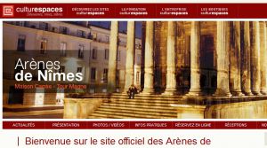 Site Officiel www arenes-nimes com