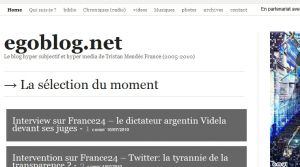 Site Officiel egoblog net