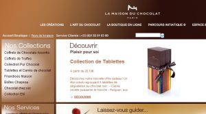 Site Officiel www lamaisonduchocolat fr