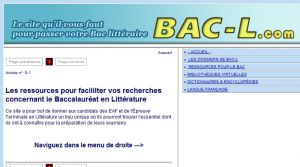 Site officiel : http://www.bac-l.com