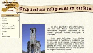 Architecture Religieuse en Occident - Accueil