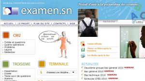 Site officiel : http://examen.sn