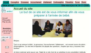 Site officiel : http://www.bebe-arrive.com