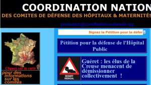 coordination nationale de défense des hopitaux de proximité