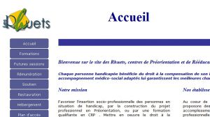 Rééducation professionnelle et préorientation des Rhuets