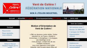 Vent de Colère ! FÉDÉRATION NATIONALE / Non à l'éolien industriel