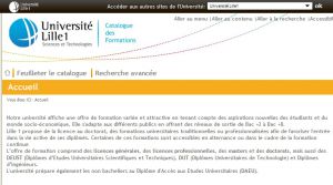 Site Officiel formations univ-lille1 fr