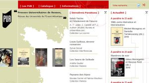 Site officiel : http://www.pur-editions.fr