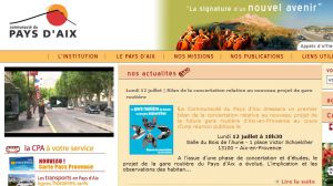 Site officiel : http://www.agglo-paysdaix.fr