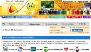 Site officiel : http://forums.futura-sciences.com