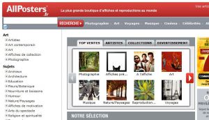 Site officiel : http://www.allposters.fr