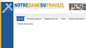 Site Officiel www notredamedutravail net