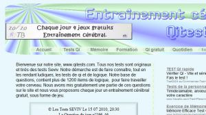 Tests de qi gratuits, entrainement cérébral gratuit, venez faire nos tests d'intelligence.