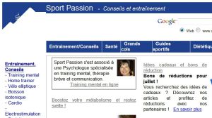 Site officiel : http://www.sport-passion.fr