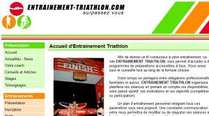 Site officiel : http://www.entrainement-triathlon.com