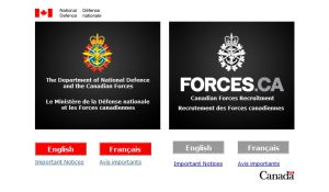 Site officiel : http://www.forces.gc.ca