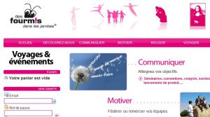 Site officiel : http://www.desfourmisdanslesjambes.fr