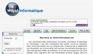 Site officiel : http://www.world-informatique.com