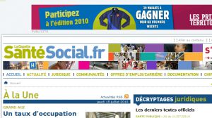 Site officiel : http://www.gazette-sante-social.fr