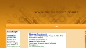 Cliquons pour lhumanitaire ! - www.clic-humanitaire.info