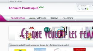 Annuaire gratuit ProdeLapub avec lien en dur - Référencement gratuit