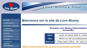 Site officiel : http://www.love-money.org